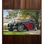 Металлическая табличка Bugatti Type 57С Ventoux